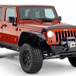 Розширювачі арок Bushwacker Flat Style для Jeep Wrangler JK з 2005-2018 року