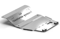 Защита двигателя и переднего моста алюминиевая для Jeep Commander XK/XH 2006-2011