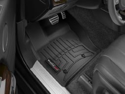 Коврики резиновые WeatherTech для Land Rover Range Rover Sport 2014+, Discovery 2017+ передние черные 444801