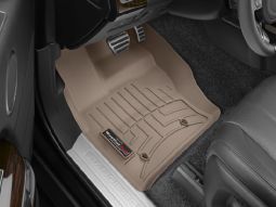 Коврики резиновые WeatherTech для Land Rover Range Rover Sport 2014+, Discovery 2017+ передние бежевые 454801