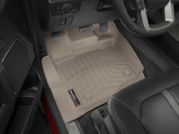 Коврики резиновые WeatherTech для Ford F-150 2015+ передние бежевые 456971