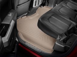 Коврики резиновые WeatherTech для Ford F-150 2015+ задние бежевые 456972