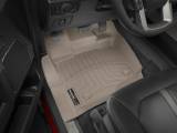 Килимки резинові WeatherTech для Ford F-150 2015+ передні бежеві 456971