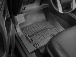 Коврики резиновые WeatherTech для Toyota Land Cruiser Prado 150 2014+ передние черные 444931