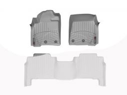 Коврики резиновые WeatherTech для Toyota Land Cruiser 200 2012+ передние серые 464231