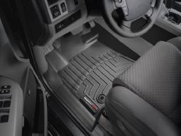 Коврики резиновые WeatherTech для Toyota Tundra/Sequoia 2012+ передние черные 444081