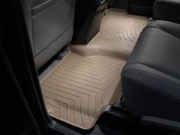 Коврики резиновые WeatherTech для Toyota Sequoia 2012+ задние бежевые 450934