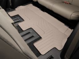 Коврики резиновые WeatherTech для Toyota Sequoia 2012+ третий ряд бежевые 450936