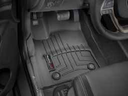 Коврики резиновые WeatherTech для Jeep Grand Cherokee 2016+ передние черные 449301