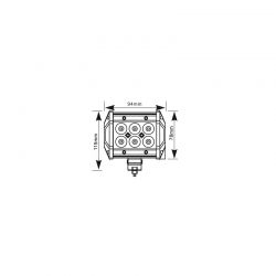 Світлодіодна фара LED 18W 4" GreenMile4x4 GMLB0031F