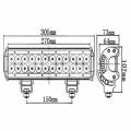 Світлодіодна LED балка 72W 12