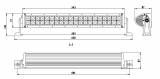 Світлодіодна LED балка 120W 24,8