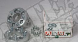 Ступичные проставки алюминиевые Avm 5x139,7 (12x1,5) 38,1 мм