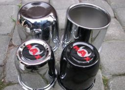 Колпаки к стальным дискам 84 мм черные