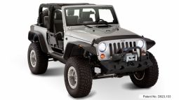 Расширители арок Bushwacker Flat Style для Jeep Wrangler JK (2-х дверный)