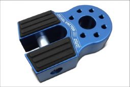 Проушина такелажная плоская под серьгу для троса лебедки Factor 55 голубая, 00050-02