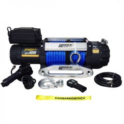 Лебедка электрическая Kangaroowinch K12500 Extreme HD 12V с синтетическим тросом 12500 LBS (5670 кг) K12500XT-HD-SR-12V