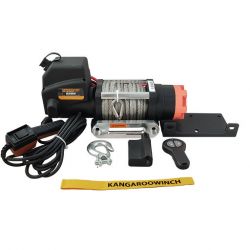 Лебедка для квадроцикла Kangaroowinch K6000E с синтетическим тросом и беспроводным пультом 6000 LBS (2720 кг) K6000E-SR-12V-STB