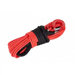 Синтетичний трос з опліткою 10 мм х 28 м з коушом і гаком 