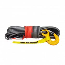 Синтетичний трос POWERLINE 10 мм х 28 м, с коушом і гаком