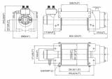 Автомобільна гідравлічна лебідка Come UP Hydraulic Winch HV-10 Std. Drum 10000lbs (4535 кг) 682546