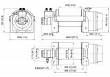 Автомобільна гідравлічна лебідка Come UP Hydraulic Winch HV-15 Std. Drum 15000lbs (6800 кг) 686732