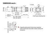 Лебідка COMEUP DV-12 Light 12V