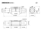 Автомобільна лебідка COMEUP Seal Mad X8.0s LD (без троса) 12V 8000lbs (3630 кг) 296060