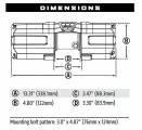 Лебідка Warn Axon 35 12V 3500 LBS (1588 кг) 101135