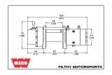 ✔Лебідка автомобільна WARN 9,000 Rc 12V в Україні ♦ Автолебідка електрична Варн по кращій ціні в інтернет-магазині Bezdor4x4.