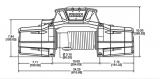 Автомобільна лебідка WARN Zeon 12 Platinum, 12 V 12000 LBS (5443 кг) 93685