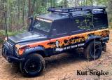 ✔Розширювачі арок 9,5 см KUT SNAKE на Land Rover Defender купити за кращою ціною -в Bezdor4x4.