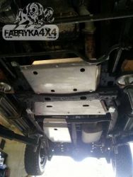 Захист механічної коробки передач для Nissan Patrol Y61, GU4 алюмінієвий