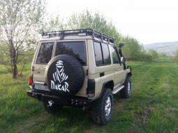 Задній бампер для Toyota HZJ71 (1999-2007) з монтажною плитою під лебідку