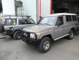 Передній бампер для Toyota Land Cruiser HZJ78 (c 2007 р) з монтажною плитою під лебідку і кенгурятником