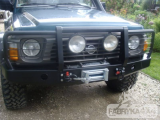 Бампер передній з кенгурятником для Nissan Patrol Y60 91998-1997)