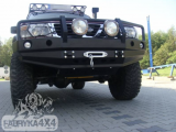 Передний бампер с кенгурятником для Nissan Patrol Y61 (1998-2005 SWB / LWB)