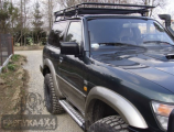 Пороги для Nissan Patrol Y61 GU4 короткая версия