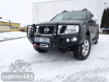 Передний бампер під лебідку і кенгурятник для Nissan Navara D40