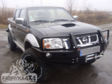 Передній бампер для Nissan Navara D22 (2001-2004) з плитою під лебідку і кенгурятником