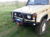 Передний бампер для TOYOTA LAND CRUISER HZJ 71 (1999-2007) с кенгурятником и плитой под лебедку