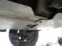 Защита коробки передач и редуктора для Toyota Hilux (2011-2015) алюминиевая