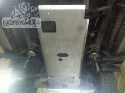 Захист коробки передач і редуктора для Toyota Land Cruiser 95 (1996-2002) алюмінієвий