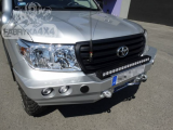 Передній бампер з пластиною під лебідку, Toyota Land Cruiser J200 (2008-2016), без кенгурятника