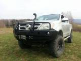 Передній бампер для Toyota Hilux (2006-2011) з монтажною плитою під лебідку і кенгурятником