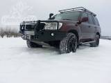 Бампер передний для Toyota LC100(1998 - 2003) и (LC100, HDJ100, J10)(2003-2008) с монтажной плитой под лебедку и с кенгурятником