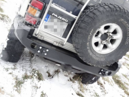 Задний бампер для Mitsubishi Pajero II (версия с расширителями арок) (1991-1999) SWB