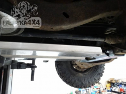 Захист коробки передач для Mitsubishi Pajero II (1991-1999) алюмінієвий