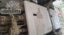 Захист коробки передач для Mitsubishi Pajero III (1999-2006) автомат, алюмінієвий