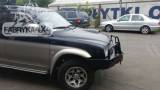 Передний бампер для Mitsubishi L200(1999 - 2005г) с плитой под лебедку и кенгурятником